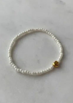 Clearance Aina rannekoru, valkoinen/kulta Joyem