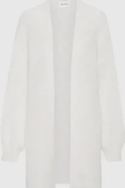 New - Lee midi mohairneuletakki, white Neuleet Ja Neuletakit