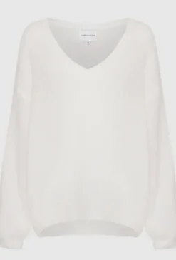 Discount - Silja mohairneule LOVE, white/sky blue Neuleet Ja Neuletakit