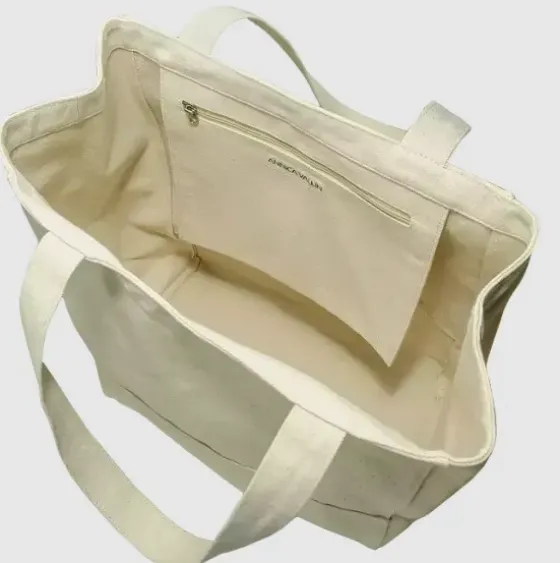 Clearance - Vera canvas-kassi, valkoinen Laukut