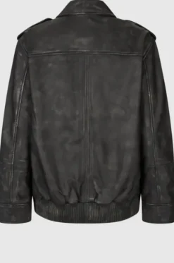 New Auras Leather Jacket, black Ulkotakit Ja -Liivit|Uutuudet