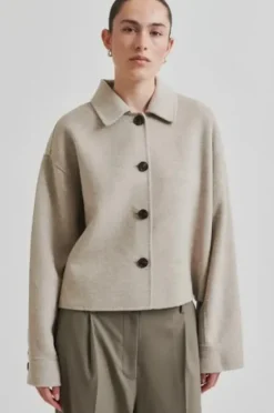Discount Cira Jacket, beige melange Ulkotakit Ja -Liivit|Uutuudet