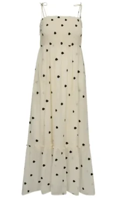 Sale - DropCC Tube Strap Dress, Off white Mekot Ja Hameet