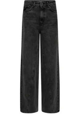 Discount - VikaCC Wide Seam Jeans, black Farkut Ja Housut
