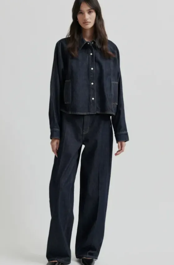 Online Columbus New Denim Trousers, dark blue denim Farkut Ja Housut|Uutuudet