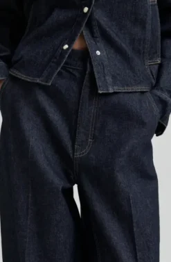 Online Columbus New Denim Trousers, dark blue denim Farkut Ja Housut|Uutuudet