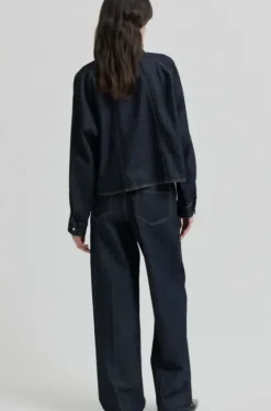 Online Columbus New Denim Trousers, dark blue denim Farkut Ja Housut|Uutuudet