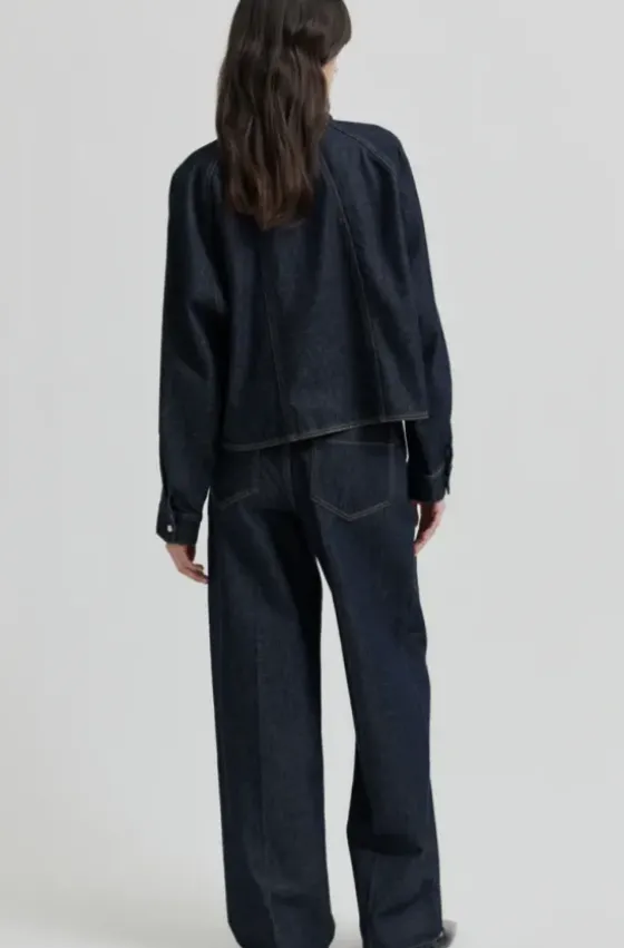 Online Columbus New Denim Trousers, dark blue denim Farkut Ja Housut|Uutuudet