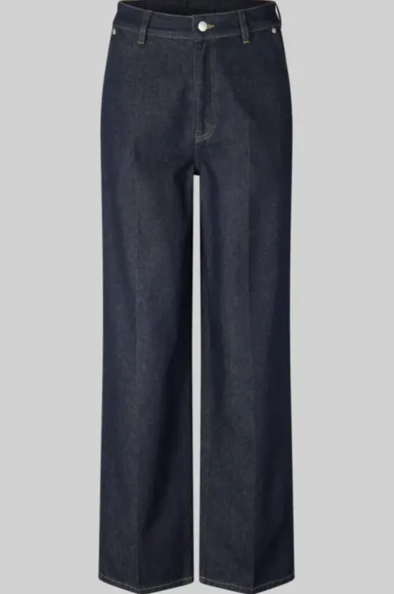 Online Columbus New Denim Trousers, dark blue denim Farkut Ja Housut|Uutuudet