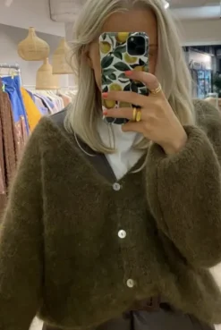 New Cornelia mohairneuletakki, dark brown Neuleet Ja Neuletakit|Uutuudet