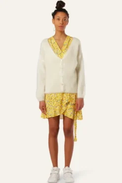 Clearance Cornelia mohairneuletakki, white Neuleet Ja Neuletakit