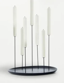 Online - MULTI CANDLE PIN kynttilänjalka, musta Kynttilät Ja Lyhdyt