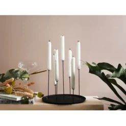 Online - MULTI CANDLE PIN kynttilänjalka, musta Kynttilät Ja Lyhdyt
