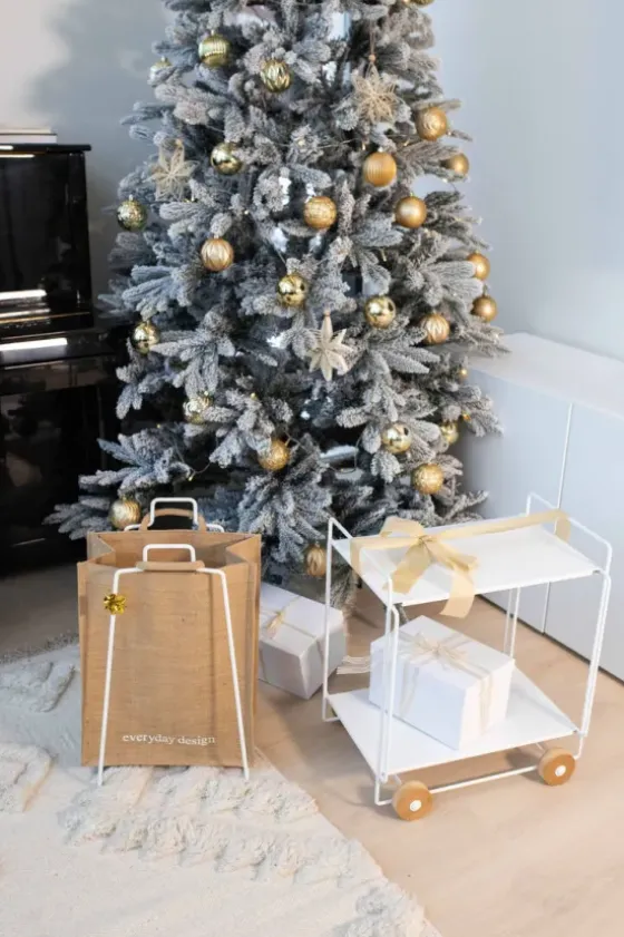 New - Helsinki teline, valkoinen Säilytys