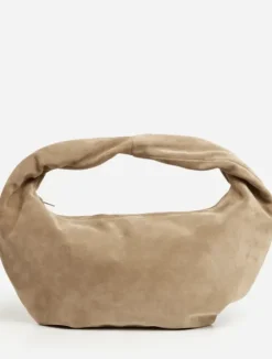 Hot - Alva shoulder bag, suede sand Laukut