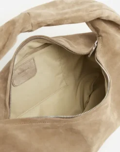 Hot - Alva shoulder bag, suede sand Laukut