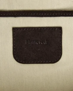 Hot - Alva shoulder bag, suede chocolade Laukut