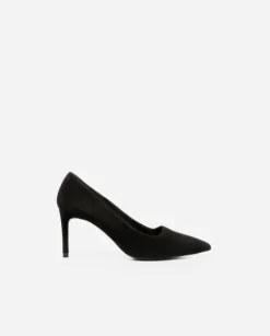 Outlet - Charlie Suede korkkarit, musta Korkokengät Ja Ballerinat