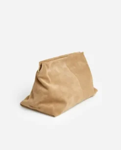 Clearance - Clay Clutch mokkanahkaa, sand Laukut