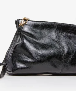 New - Clay Mini Clutch handbag, Patent black Laukut