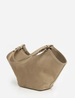 Best - Dilba Mini Tote Bag Suede Sand Laukut