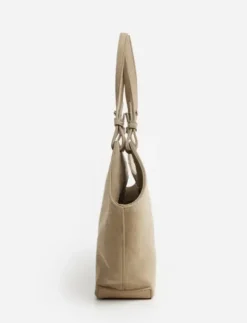 Best - Dilba Mini Tote Bag Suede Sand Laukut