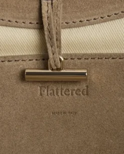 Best - Dilba Mini Tote Bag Suede Sand Laukut