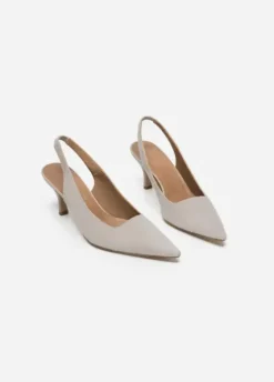 Outlet - Franchesca Suede korkokengät, sand Korkokengät Ja Ballerinat