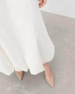 Outlet - Franchesca Suede korkokengät, sand Korkokengät Ja Ballerinat