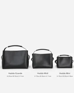 Online - Hedda mini handbag, black Laukut