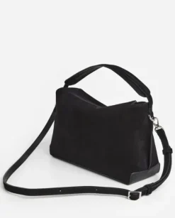 Clearance - Helia handbag, suede black Laukut