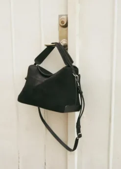 Clearance - Helia handbag, suede black Laukut