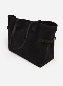 Sale - Lesley tote bag, suede black Laukut