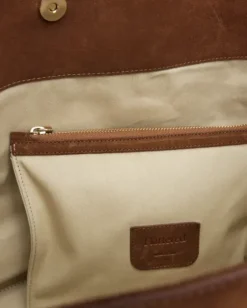 Online - Lesley tote bag, suede bourbon Laukut