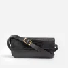 Hot - Lillie Shoulder Bag, Leather Black Lizzard Laukut