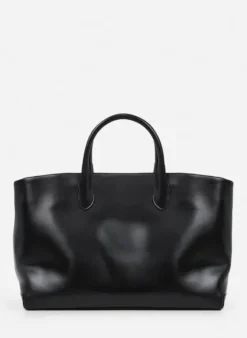 Clearance - Lola tote bag leather, black Laukut