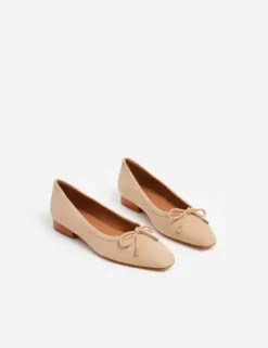 Best - Monica ballerinat, sand suede Korkokengät Ja Ballerinat