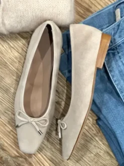 Best - Monica ballerinat, sand suede Korkokengät Ja Ballerinat