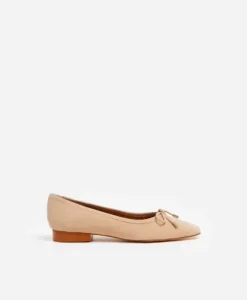 Best - Monica ballerinat, sand suede Korkokengät Ja Ballerinat