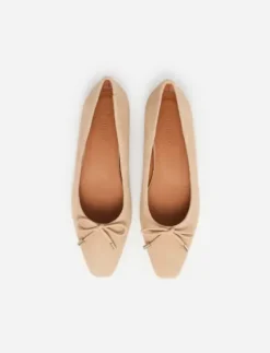Best - Monica ballerinat, sand suede Korkokengät Ja Ballerinat