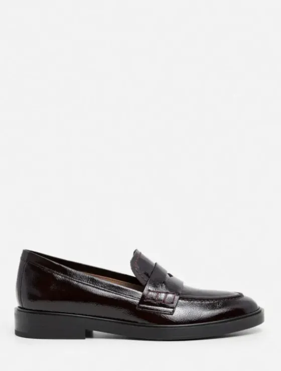 - Sara nahkaloaferit, patent burgundi Tennarit Ja Loaferit