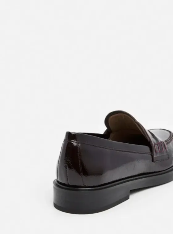 - Sara nahkaloaferit, patent burgundi Tennarit Ja Loaferit