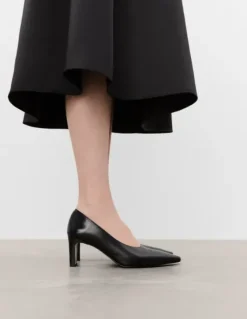 - Tove korkokengät nahkaa, musta Korkokengät Ja Ballerinat