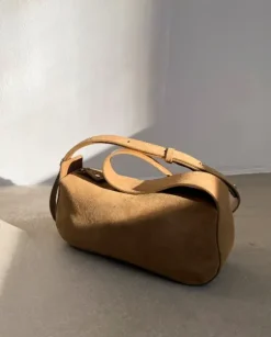 Discount - Tuna shoulderbag, sand suede Laukut