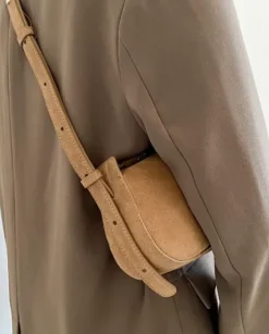 Discount - Tuna shoulderbag, sand suede Laukut