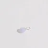 Online Gauhar - Blue Lace Agate Drop riipus, hopea Gauhar Helsinki