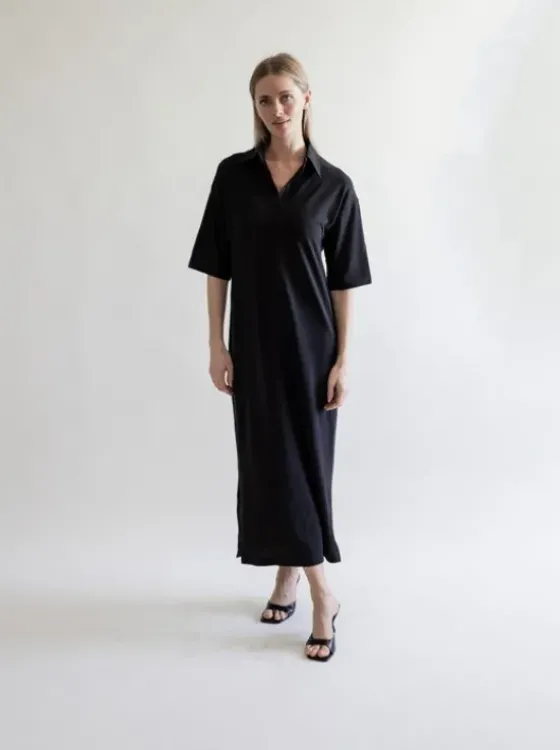 Online Gauhar - Pique mekko, black Mekot Ja Hameet