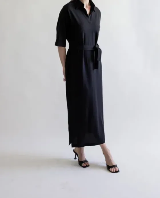 Online Gauhar - Pique mekko, black Mekot Ja Hameet