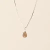 Online Gauhar - Smoky Quartz Drop riipus, hopea Gauhar Helsinki