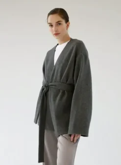 Hot Gauhar - Wool kietaisutakki, grey Ulkotakit Ja -Liivit